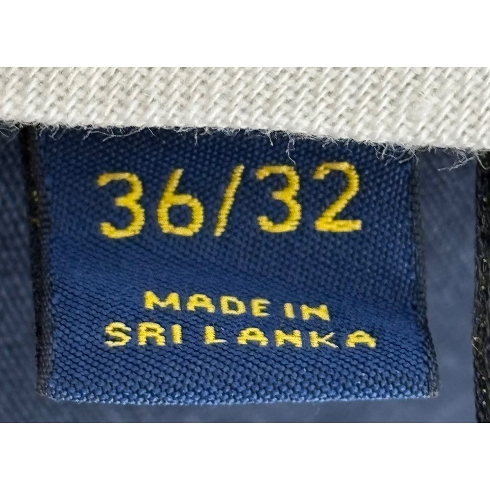 Polo Ralph‎ Lauren Pants Men's 36/32 Classic Fit Chino Navy Blue - Picture 5 of 7